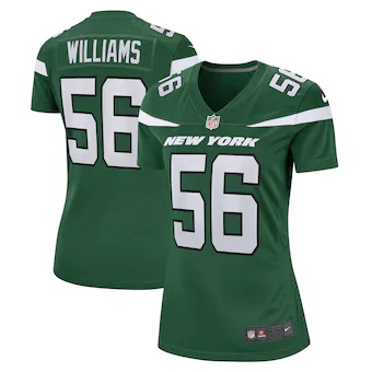 womens nike quincy williams gotham green new york jets game
